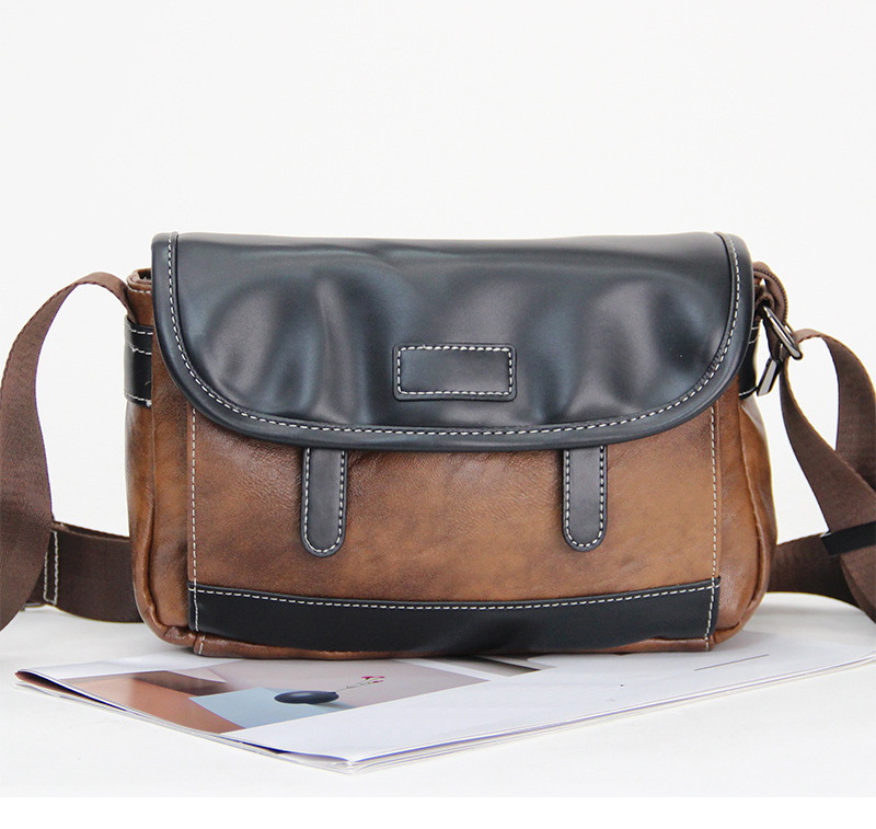 Designers Luxury Men Women Retro Leather Bag New Retro Soft Leather Men's Bag Trendy Casual One Shoulder Messenger Bag Fashion Korean Style Cro