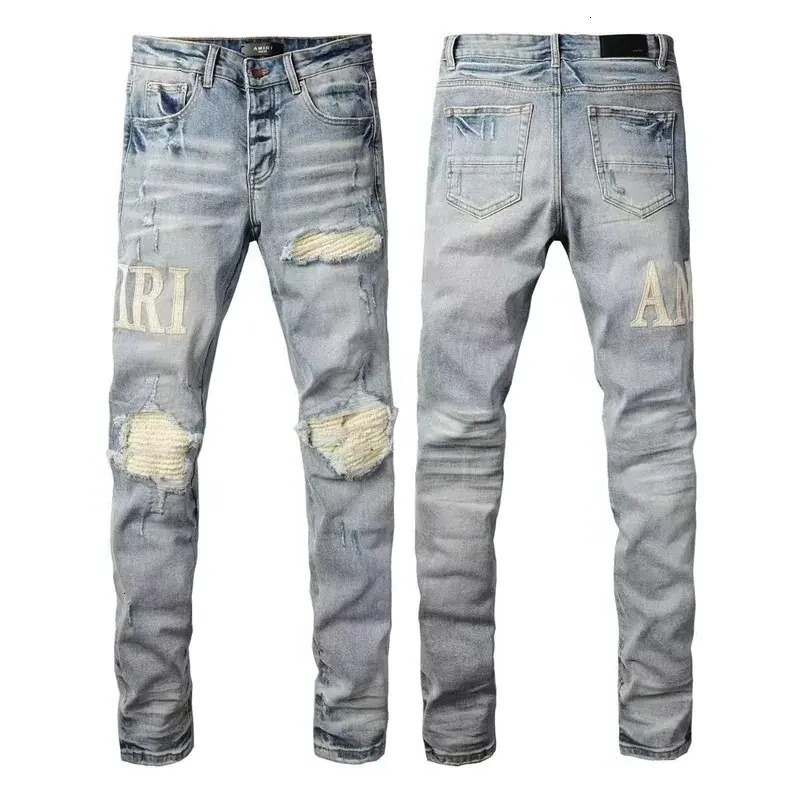 Men Jeans Designer Jeans trousers For Mens Luxury Brand Retro Washed Streetwear Denim Pants High Quality Oversize Jean Trousers Denim Pants 7a9