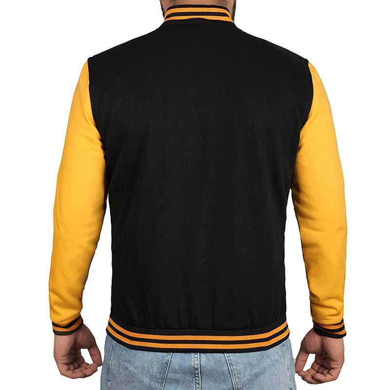 Jackets Men's Varsity Jackets Men's - High School Baseball Letterman Bomber Jacket ManW261017