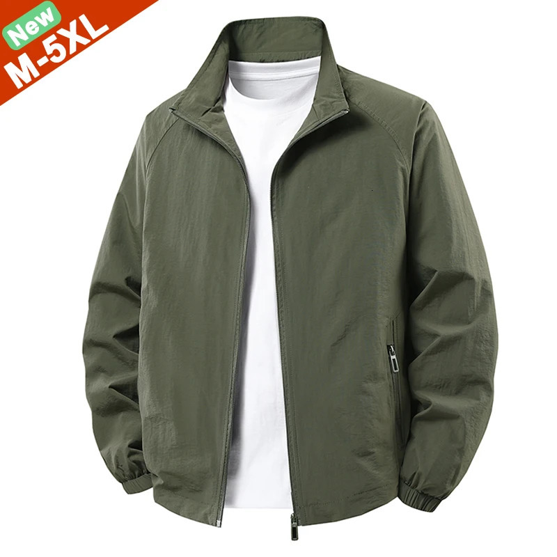Autumn Jackets Men Solid Coats Spring Male Cloth Good Quality Jacket Waterproof Wearing Business Outwear Korea Japan 261009