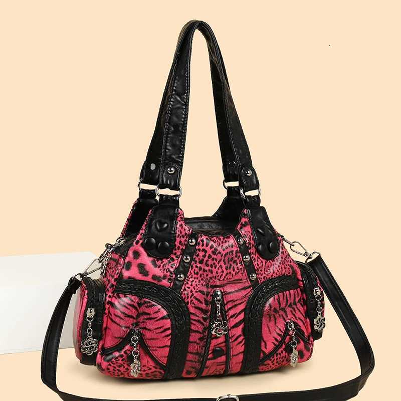 Evening Bags 2026 Large Capacity Shopping Bag for Daily Commuting Hand Bags Shoulder Bag High Quality Leather Handbag Casual Tote Sac H261016