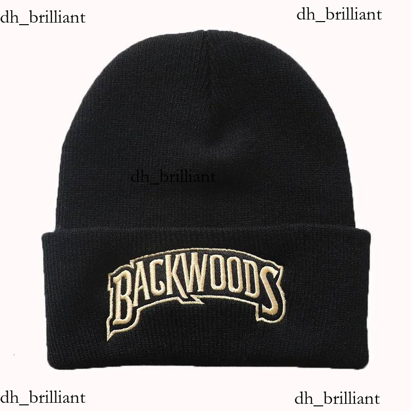 Automne et hiver unisexe BACKWOODS lettre chaud tricoté chapeau commerce extérieur brodé étudiant bonnet chaud