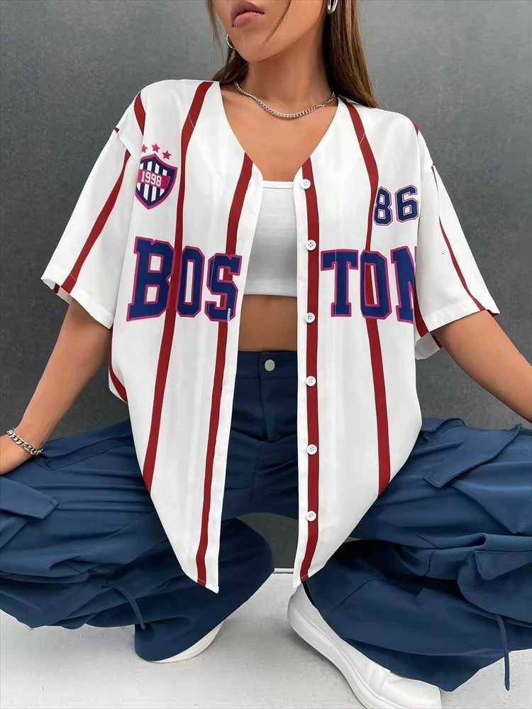 92 Men's T-Shirts 26 boston new york baseball tshirt women fashion trend button streetwear sport top men women training tee baseballW261017