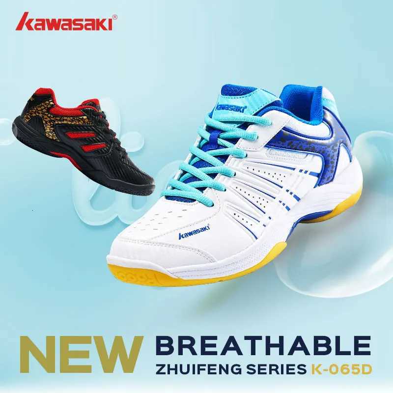 Casual Shoes Kawasaki New Badminton Shoes Sneakers Mens Tennis Breathable Anti-Slippery Sport Shoes for Men Women K-065D H261016