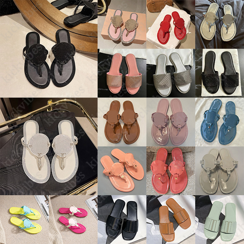 free shipping designer sandals women slippers flat slides stylish sliders summer beach mules outdoor classic Black White Pink Chestnut Blue sandalia