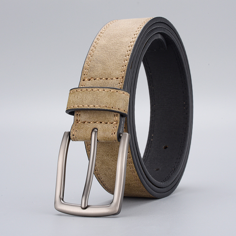 2026 New Casual Versatile Pin Buckle Leather Vintage Men's Belt, Customized By High-Quality Retro belt