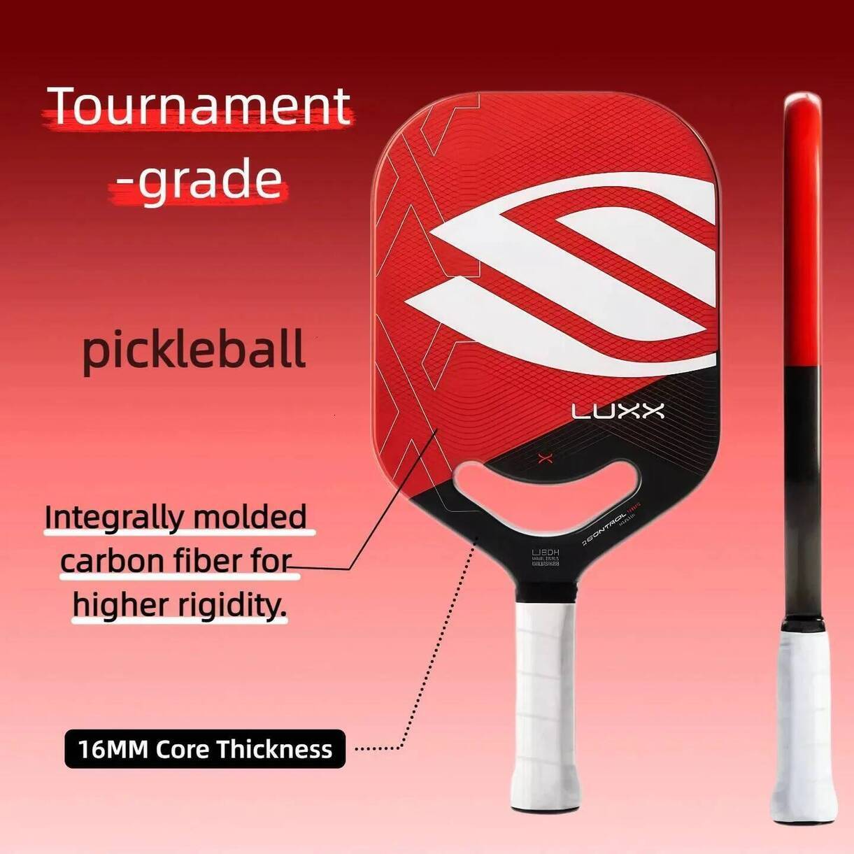 Multi-Piece Tennis Racket Matching Kits full graphite professional tournament racquets Same Style LUXX Pickleball Paddle T700 * Carbon Fiber Competi