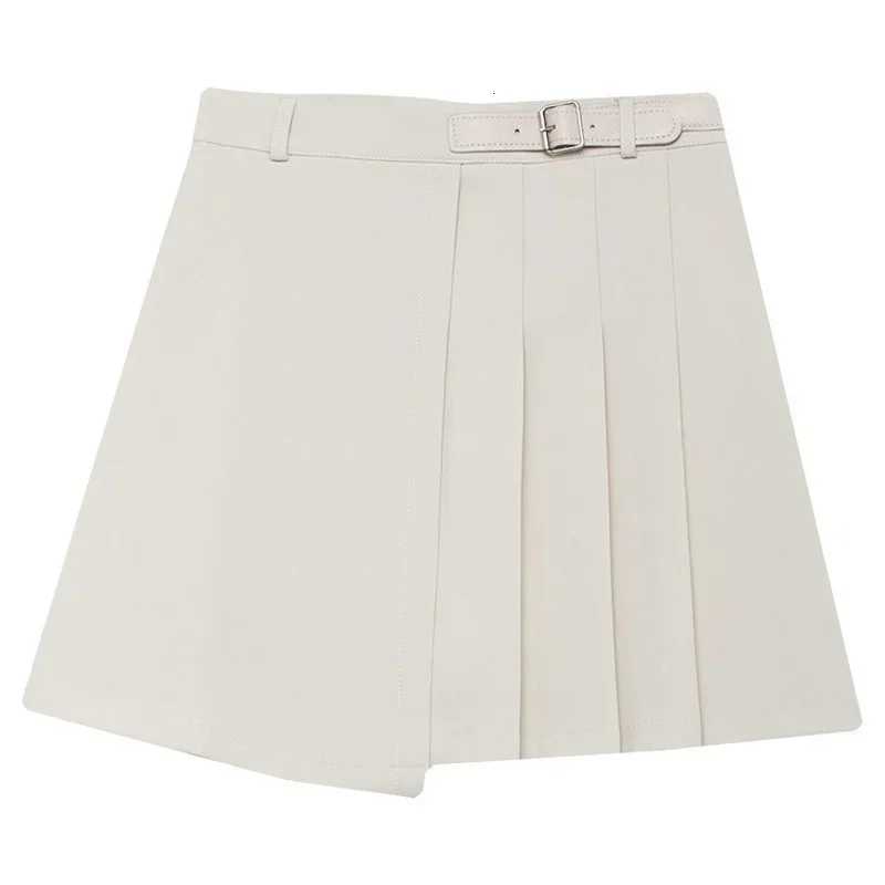 High Waist Pleated Skirt Skirts Women Summer Half-length Skirt Female Irregular Thin A-line Short Spring New Mini Skirt W261017