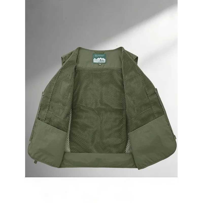 Men's New Men's Summer Vests Plus Size Sleeveless Vest With Multiple Pockets Vest Men's Vest Photography Casual Fishing Men'S Cl