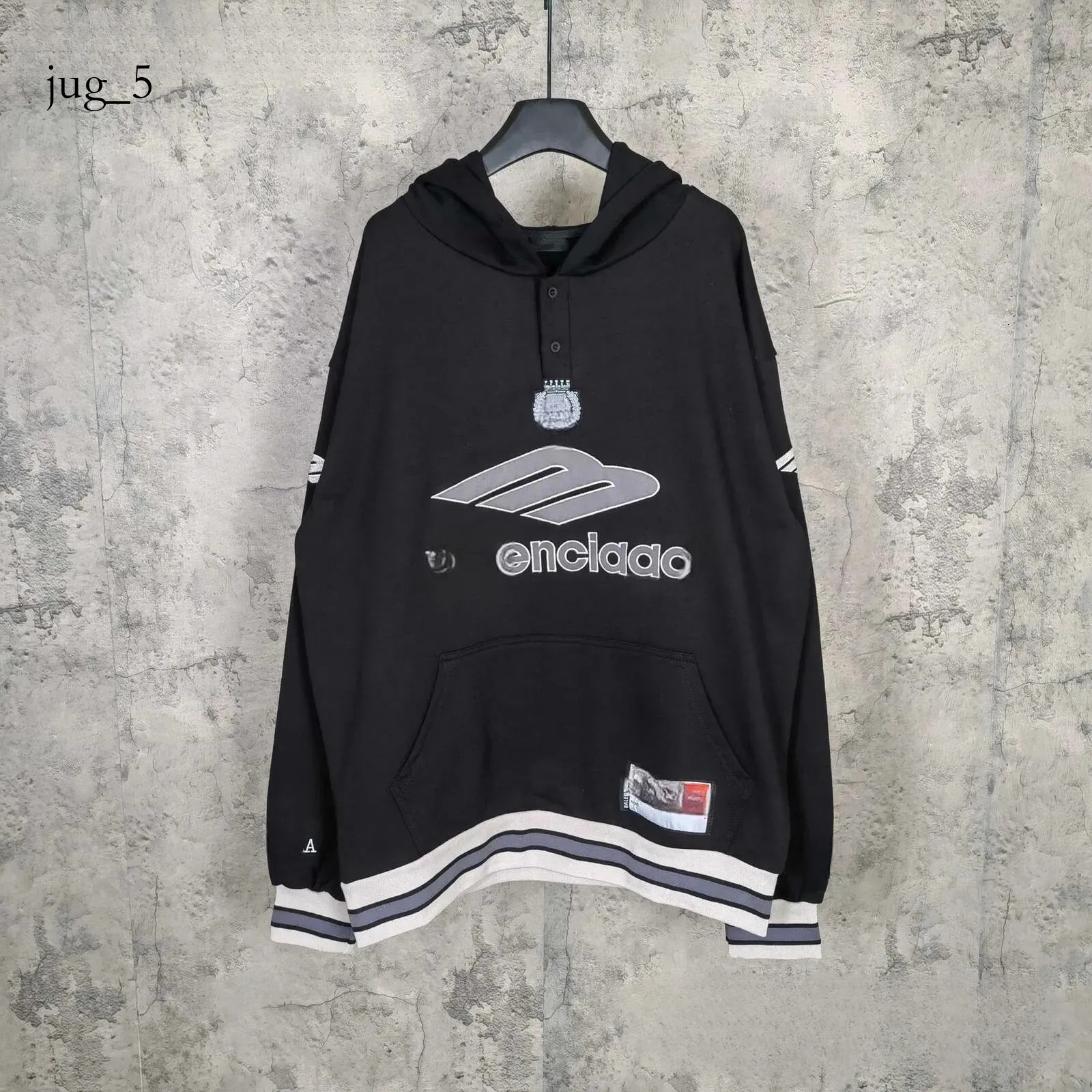 baIeniagag Designer High Mens hoodies Plus Tees hoodie Polos t shirts Round neck embroidered hoody and printed sweater polar style summer street pur