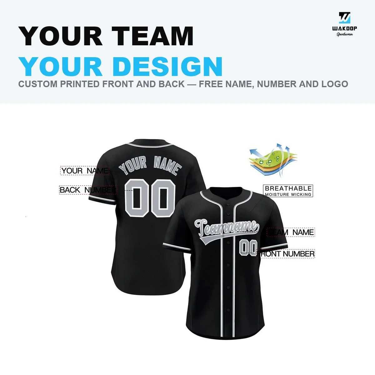 T-Shirts Customize Baseball Sublimation Men's Streetwear Personzed Baseball Shirts Sports Uniform for Men Women Adult And YouthW261017