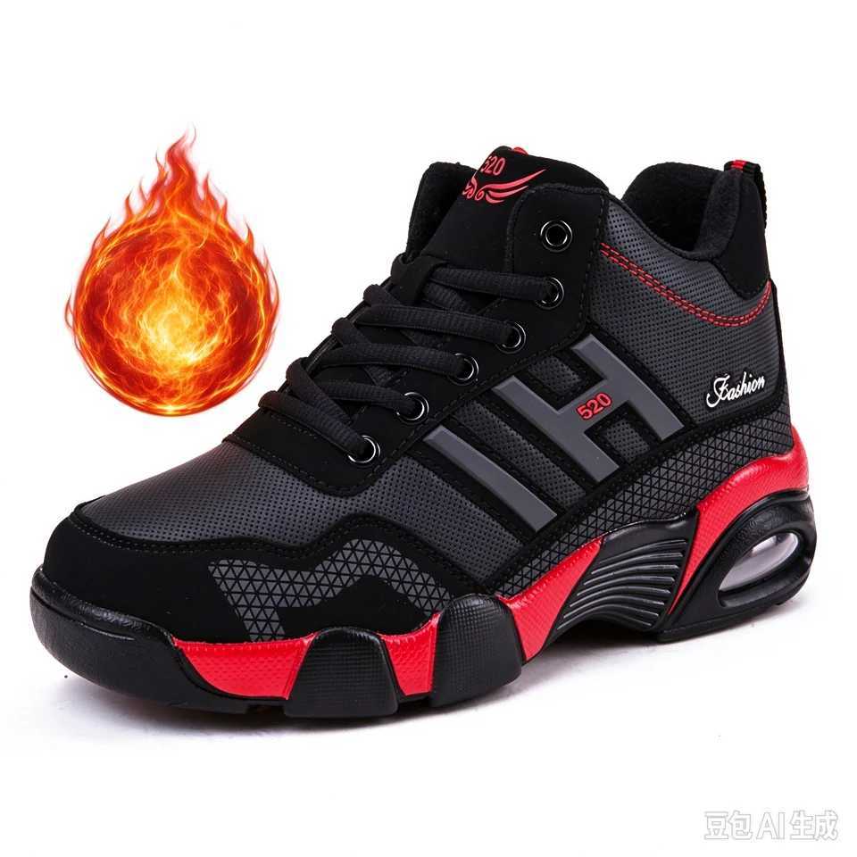 Casual Shoes Winter Men Warm Shoes Non-Slip PU Leather Women Fashion Sneakers Male Walking Shoes Air Female Snow Shoes Ankle Boots Mens Shoes H26101