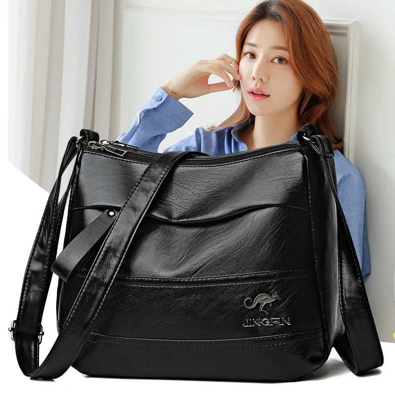 Evening Bags Elegant Leather One Shoulder Handbag Shopping Bag 2024 New Women's Fashion Handbag Sheepskin grain Beautiful Lady Crossbody Bag H2