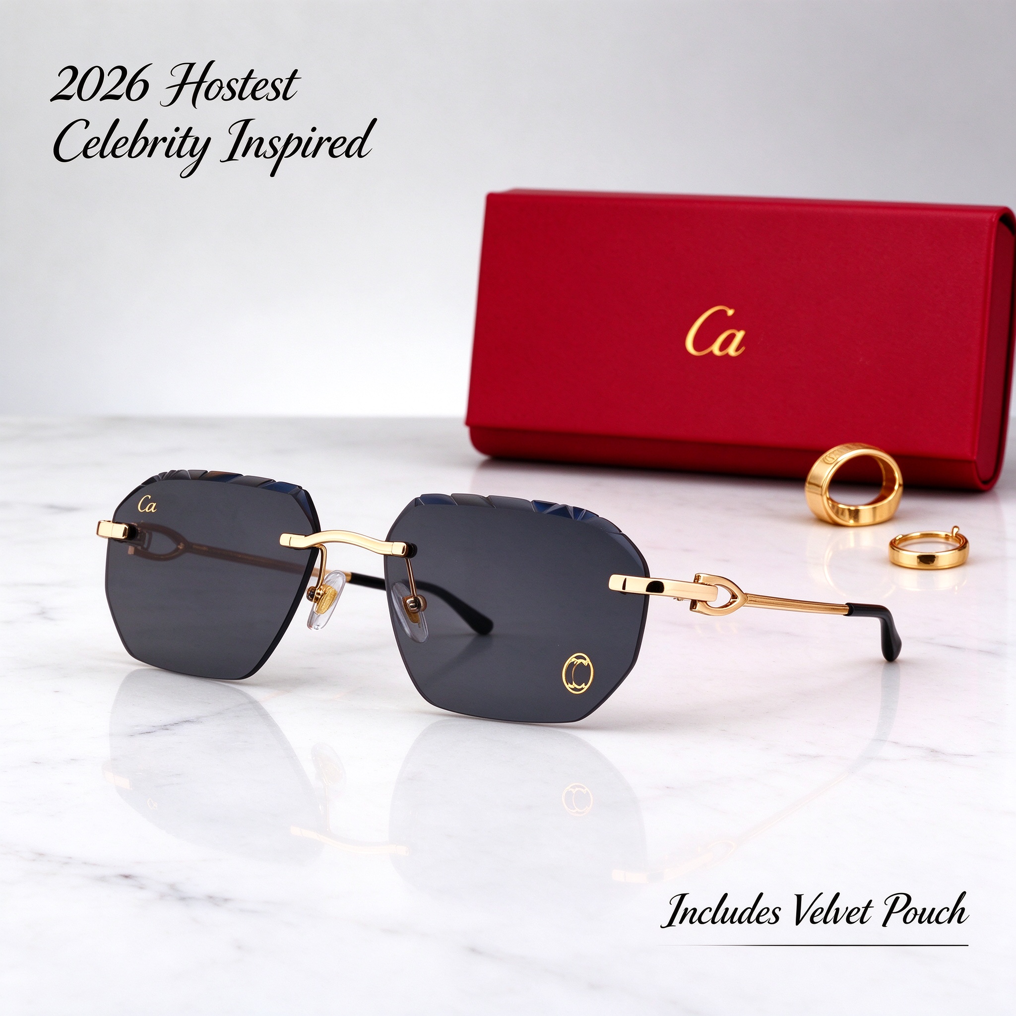 Designer sunglasses fashion polarized sunglasses UV resistant luxury sunglass men women Goggle Retro square sun glass Casual eyeglasses With Boxabas