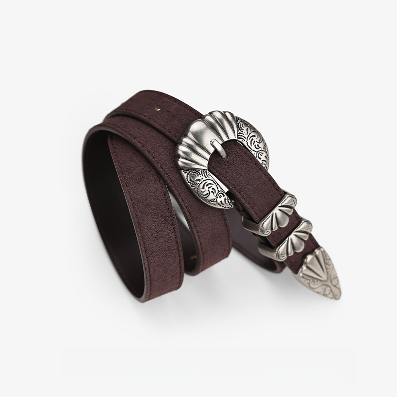 Women's Genuine Leather Accessory Belt, Simple Stylish, Suitable For Coats, Dresses, And Pants, With An Elegant Pin Buckle
