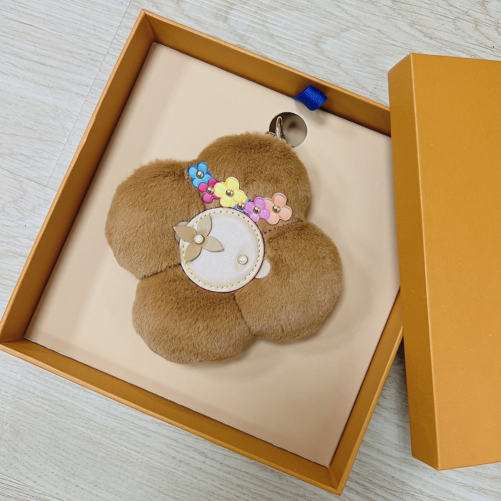 2026 New New Luxury Dopamine Toy Trendy Brand Plush PU Leather Keychain Backpack Pendant Doll Bag Accessory Free Shipping Free Shipping