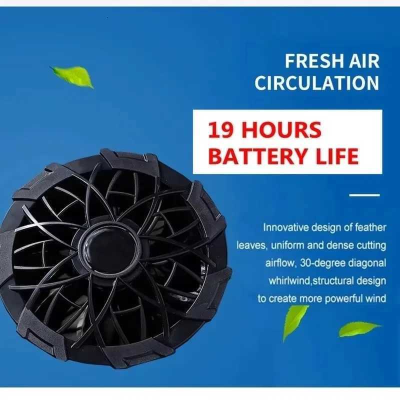 Vests Men Summer Air Men's Conditioning Clothing Fan Cooling Vest New USB Charging Cooling Sport Man Outdoor Solid Color Coat Plus SizeW261017