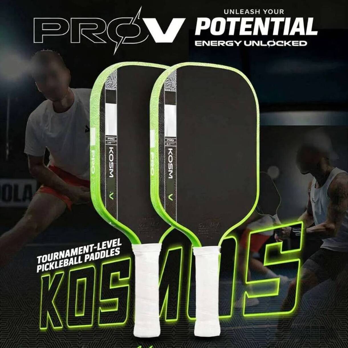 Multi-Piece Tennis Racket Matching Kits KOSMOS PROV full graphite professional * tournament racquets Professional Paddle Carbon Fiber 5Th Gen Kineti