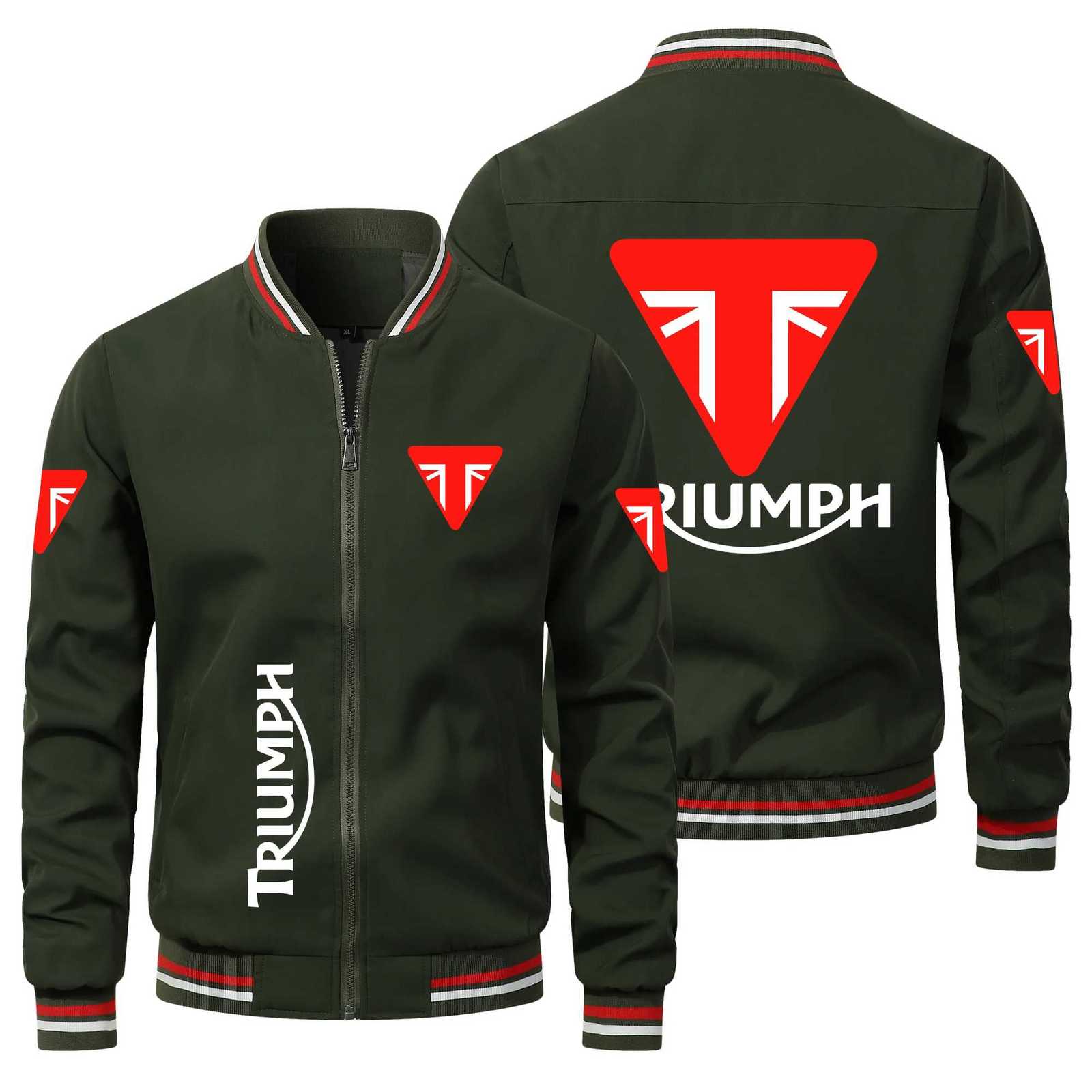 BlaCK New Men's Men JaCKets Red Printed Baseball Bomber et Autumn Windproof Casual Outerwear Male RETRO Biker StreW261017