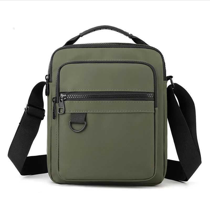 Cross Body Messenger Sling Bags for Men Casual Oxford Small Zipper Crossbody Pouch Simple Mini Crossbody Phone Bag Male Side Shoulder Bag H2610161