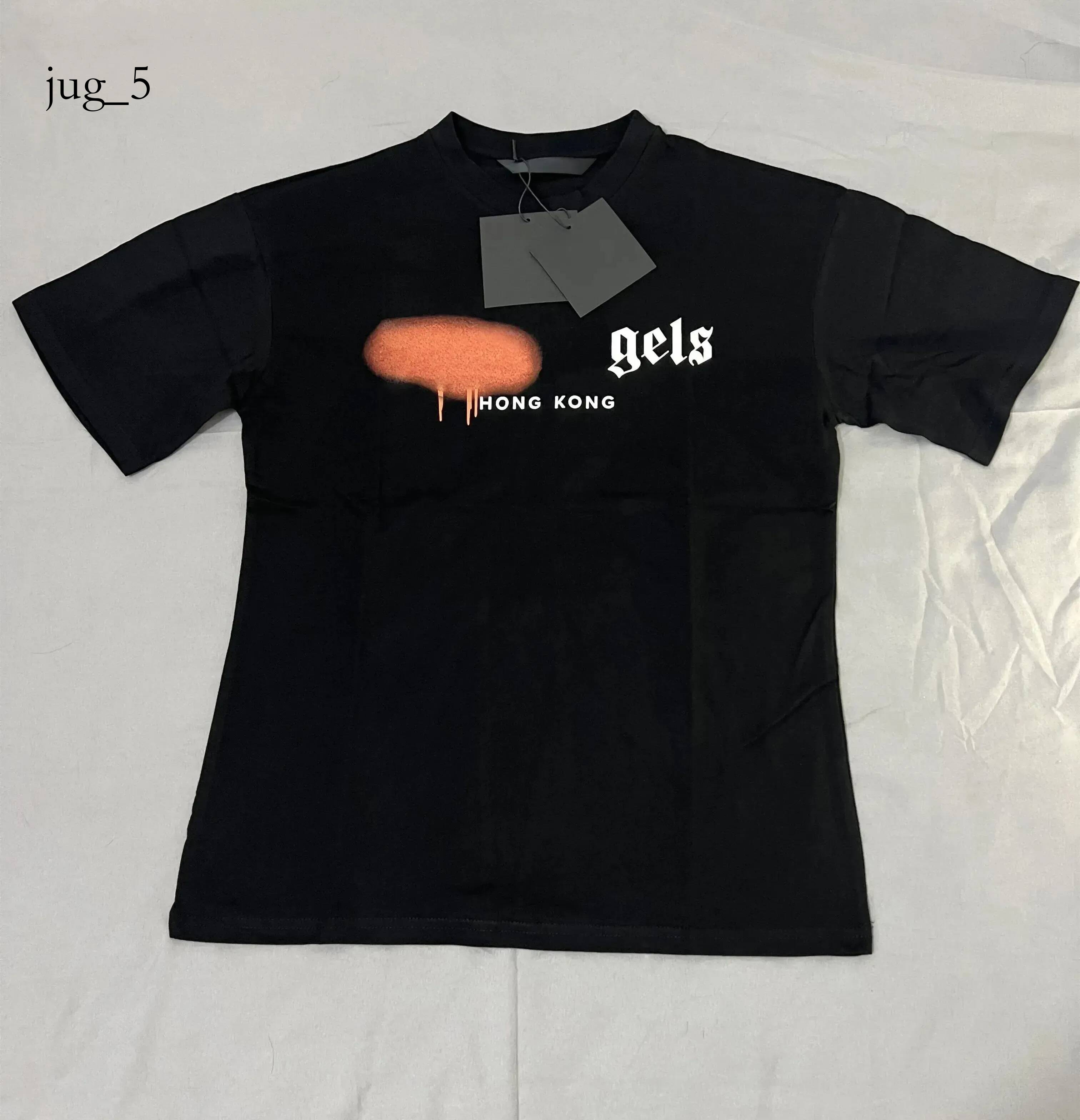 palm track suit High quality brand designer T Shirts Pure Cotton Tops mens womens graffiti couple short sleeves fashion casual e90