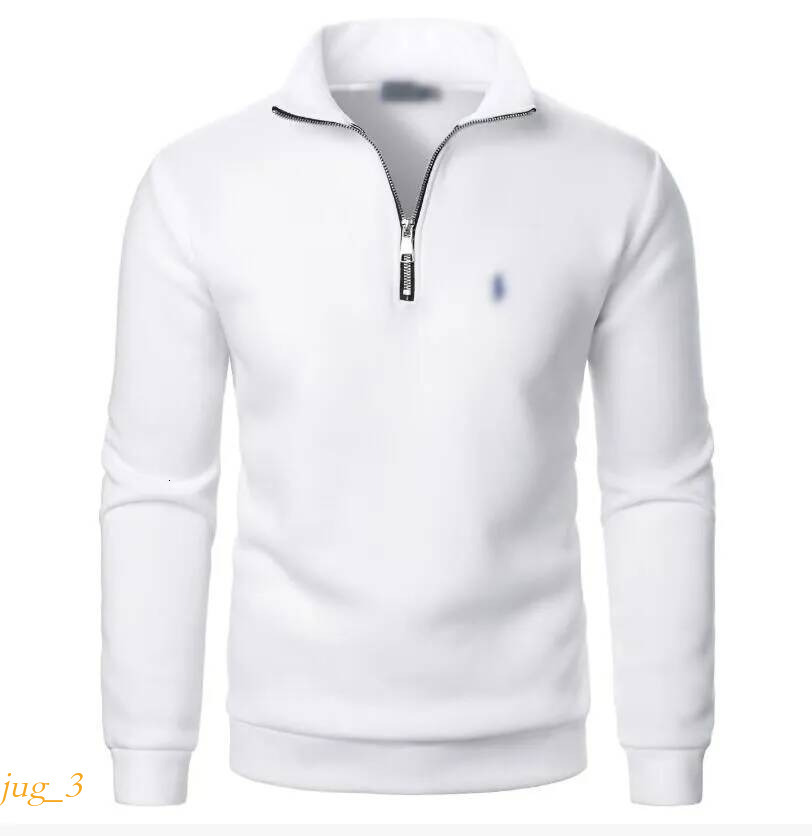 polo Designer hoodie Luxury polo zip knit Embroidered Pony Couple top pullover half zipper luxury casual jumper autumn wool men hoodies polo 9aa