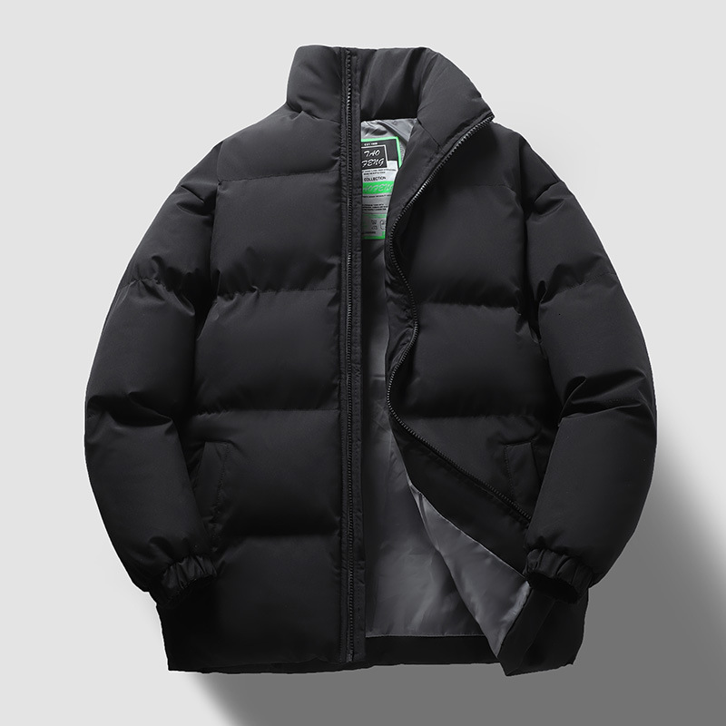Designer Cotton Jacket Luxury Winter Thick Sports Long Sleeved Coat Men's Stand Up Collar Wear-resistant Non Pilling Warm Outdoor Casual Down J