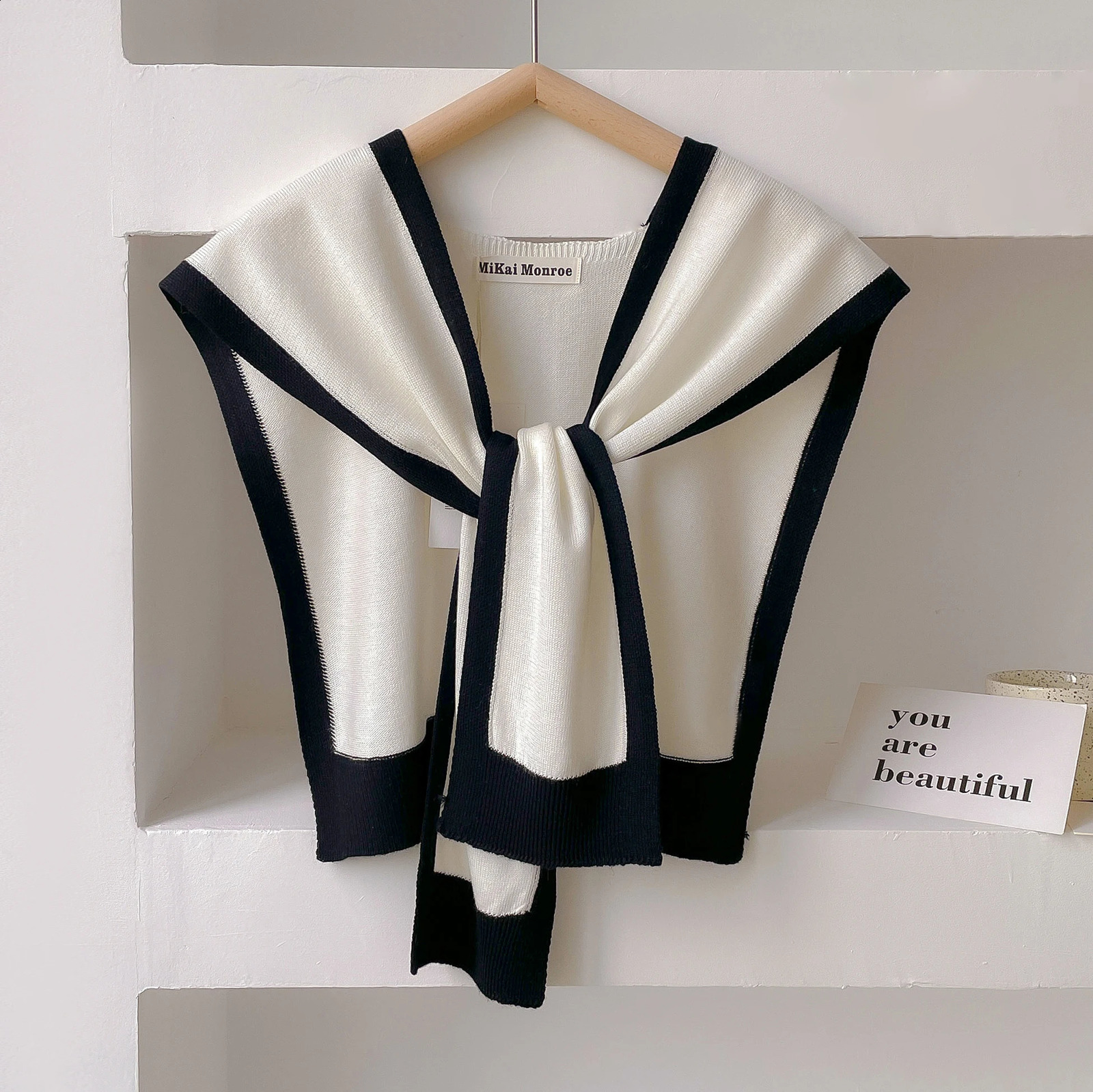 2025 Spring And Autumn Knitted Shawl With Summer Office Air-Conditioned Room Neck And Shoulder Scarf Casual Fashion Outdoor261016