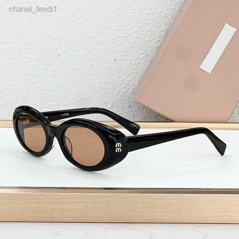 Luxury Designer Cat Eye Sunglasses Women Black Oval Frame Gold UV400 Sun Glasses for Ladies