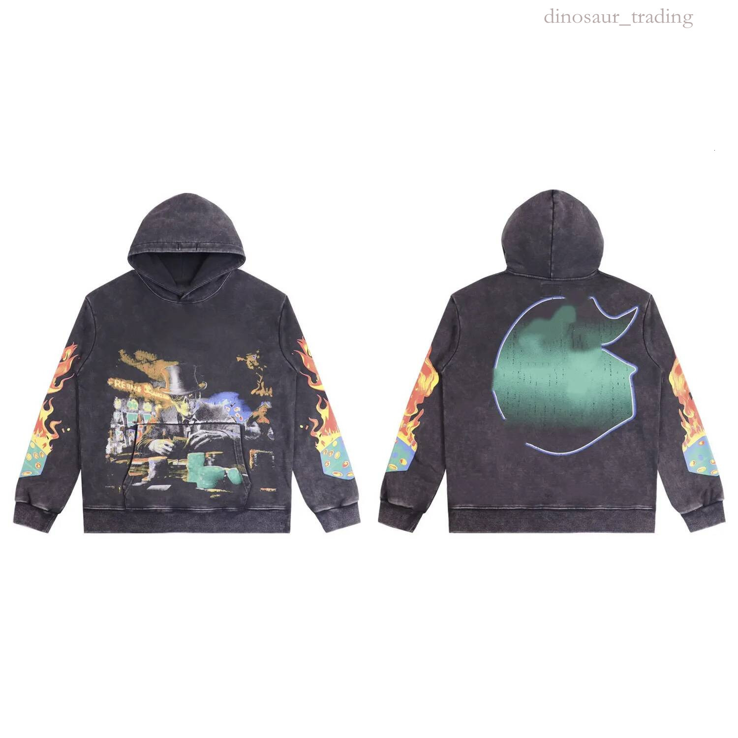 Godspeedy Hoodie Men Women Designer Godspeeding Pullover Y2k Hip Hop Gothic Unisex Casual Skull Letter Graphic Print Long Sleeve Sweatshirt Godspeed