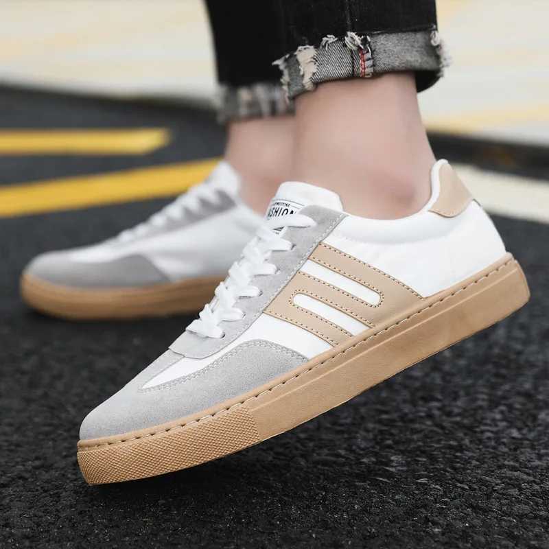 Casual Shoes Classic Stitching Korean Version of The White Shoes Men's Trend All-match Men's Trendy Shoes Casual Sneakers Tenis Masculino