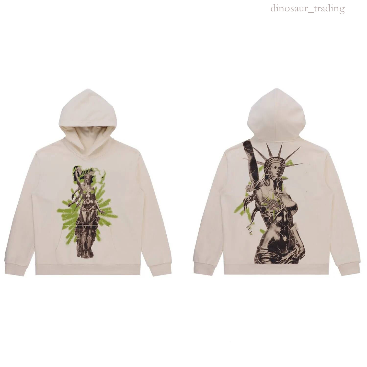 Godspeedful Hoodie Men Women Designer Pullover Godspeeding Y2k Hip Hop Gothic Unisex Casual Skull Letter Graphic Print Long Sleeve Sweatshirt Godspe