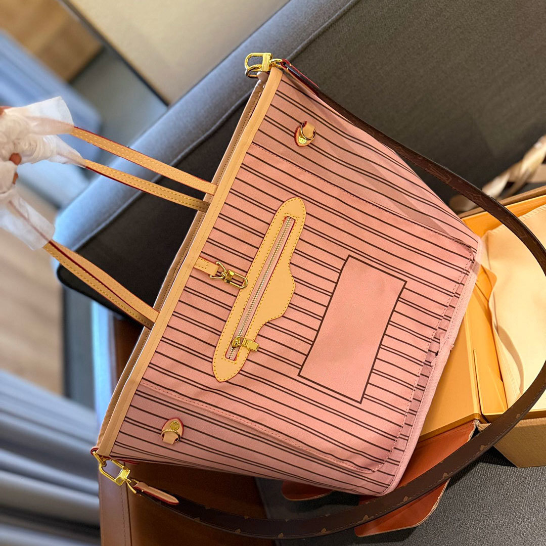 Designer Handbag Letter Old Flower Printed Basket Tote Bag Women Large Capacity Shoulder Bag Men Woman Fashion Commuter Shopping Bags Top Quality