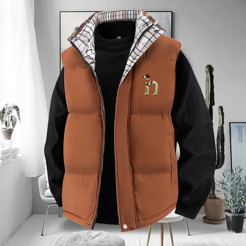 Men Men's Vests New Vest Winter Sleeveless Jackets Winter Warm Coat Vest Men Casual Solid Waistcoat Outwear Chalecos Para HombreW261017