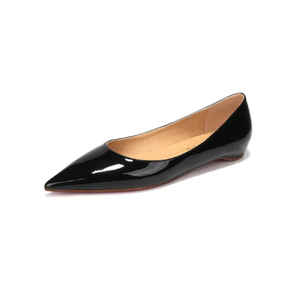 Formal shoes with flat sole, multiple colors, suitable for women, with a shallow pointed toe, single or double style, summer season, slim fit, versa