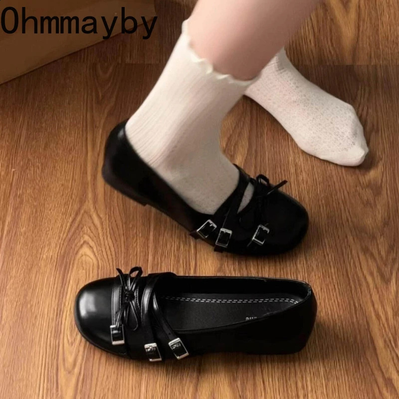 Silver Women Ballet Flats Comfortable Round Toe Shallow Shoes 2026 Spring Autumn Vintage Ladies Dress Mary Jane Shoes 261017