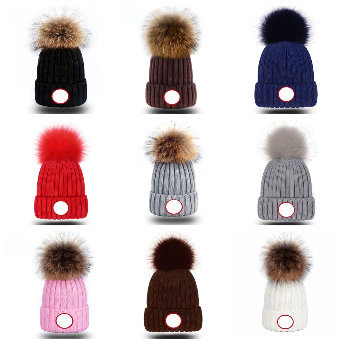 Fashion Autumn Winter Caps Beanie Designer Hat Winter Beanies Men Women Warm hats Pom Poms Bobble Hat Outdoor Ball Cap High Quality B-6