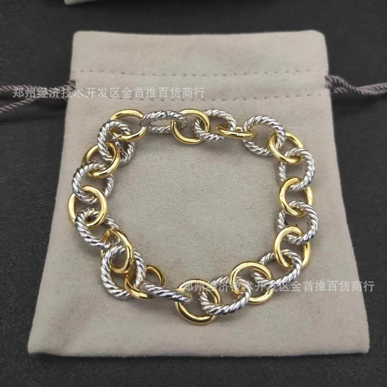 DY Cable Jewelry Designer Davidjersey Yurmannn Luxury Bracelet For Woman Men Luxe Bangle DY Round Chain Buckle Bracelet Multi-color Loop Twist Wire