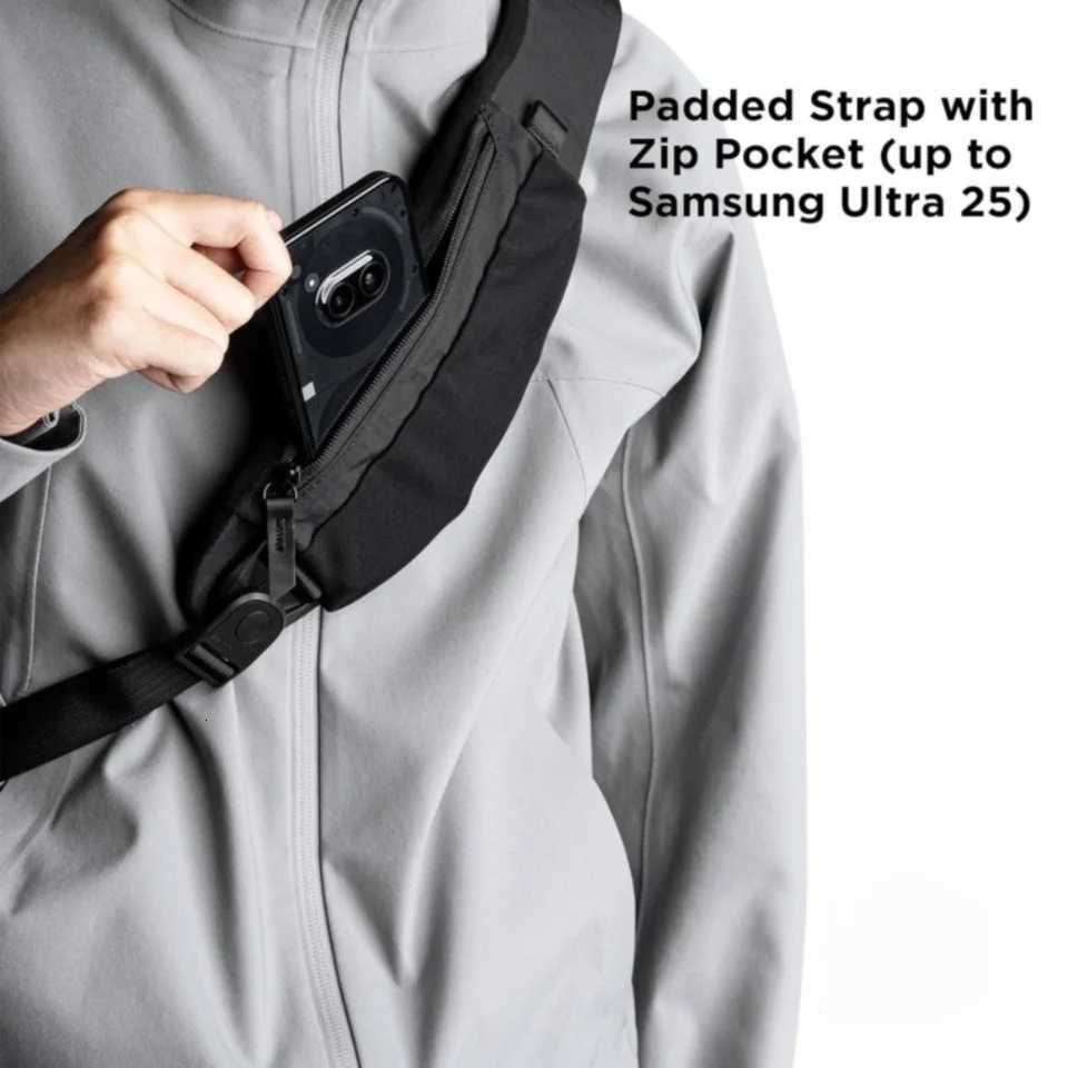 Cross Body Fashion Simple Crossbody Bag with Water Bottle Pocket Casual Sling Backpack Solid Color Shoulder Bag Outdoor Sport H2610161