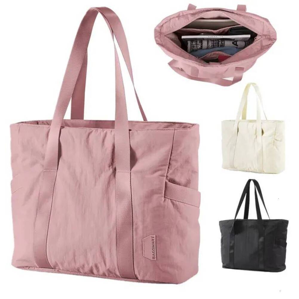 Bag Women University Laptop Travel Tote Diaper Gym Shoulder Bag With Yoga Mat Buckle accessories For Sports College Work Luggage T1