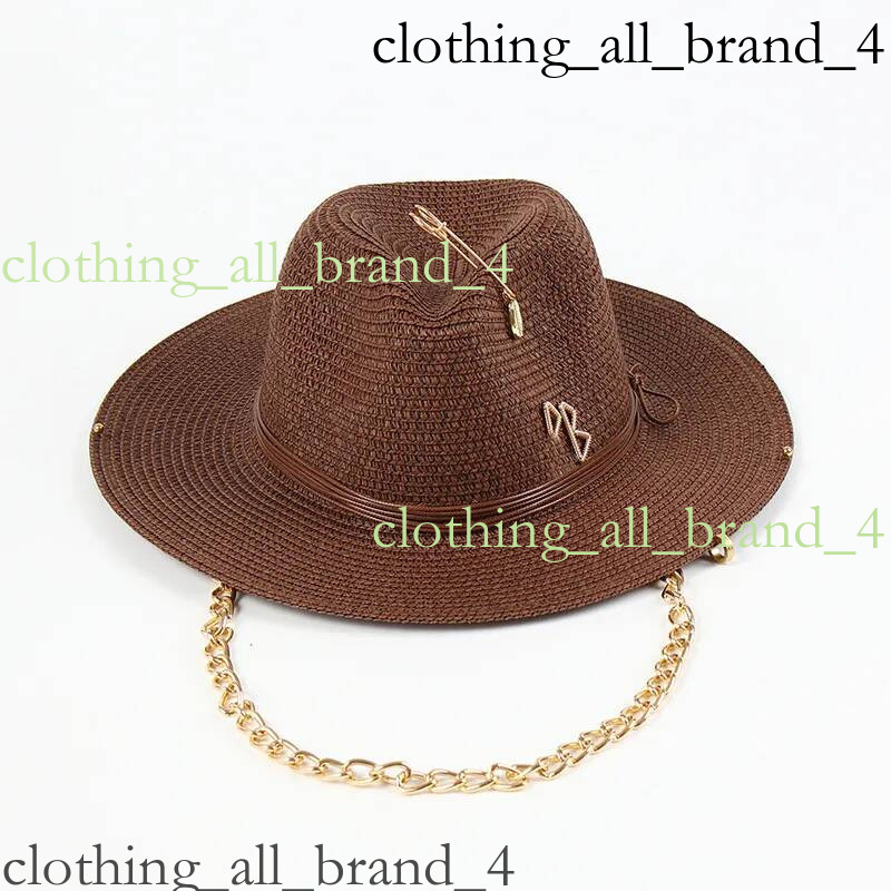 Baginskiy Hat Fashion Trend Women Snapbacks Designer Brand Pearl Rb Wide Brim Cap For Travel Straw High Quality Ruslan Baginsky Hats Sun Protection