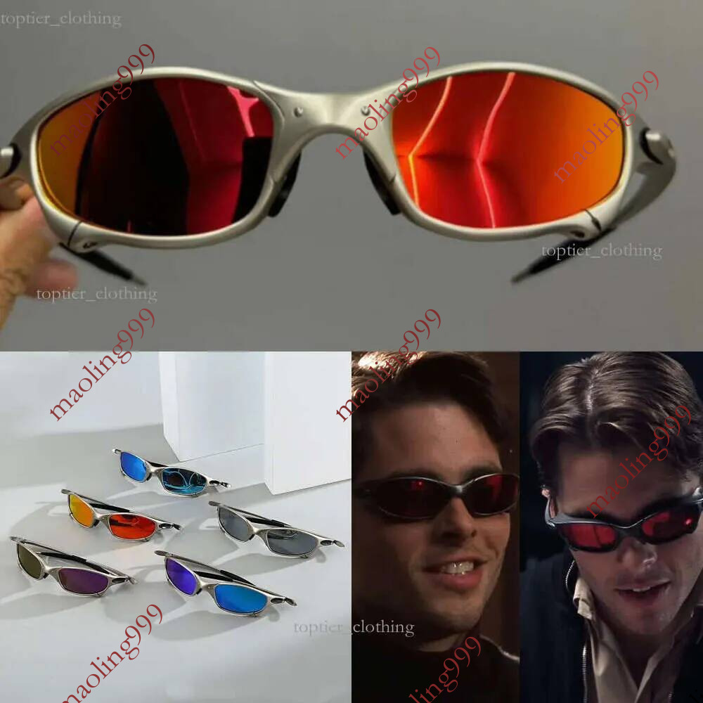 Retro Juliet Metal Frame Men Polarized Uv400 Outdoor Sports Driving Cycling Fishing Sun Glasses Designer Sunglasses Fashion Goggles d7b
