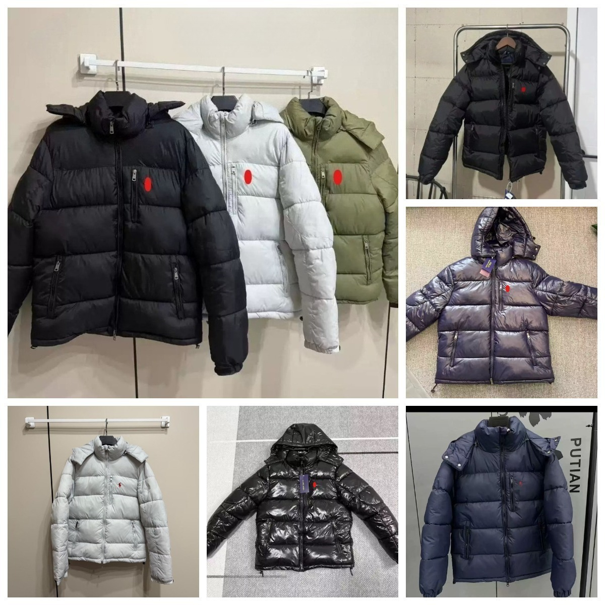 windbreaker polo Jacket designer Mens Polos jacket women jackets waterproof jacket men coats thick warm hooded jacket zipper outwear puffer jacket m