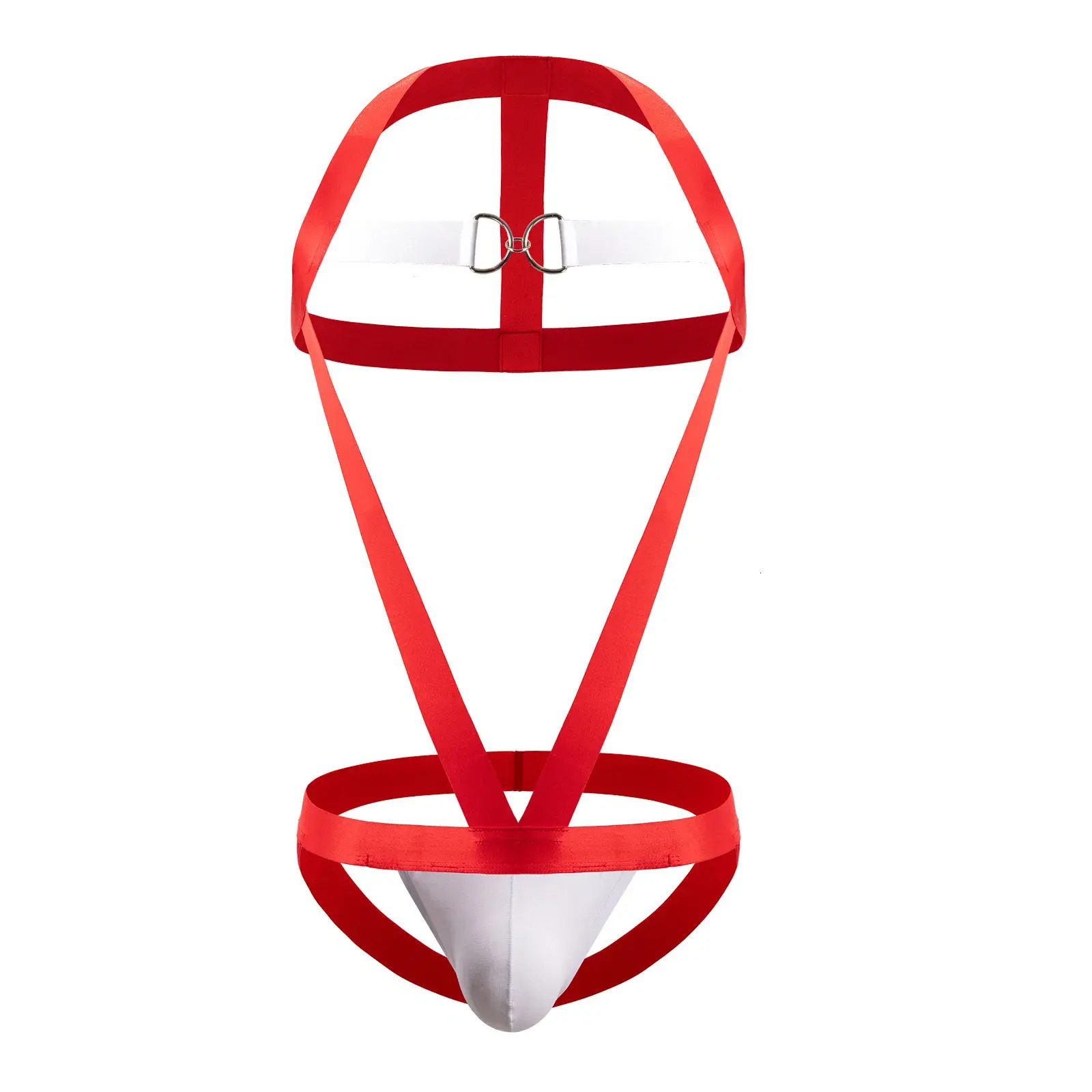 briefs Men's Underwear Underwear Underpants Men's One Piece Chest Strap COSPLAY Christmas Hat Underpants
