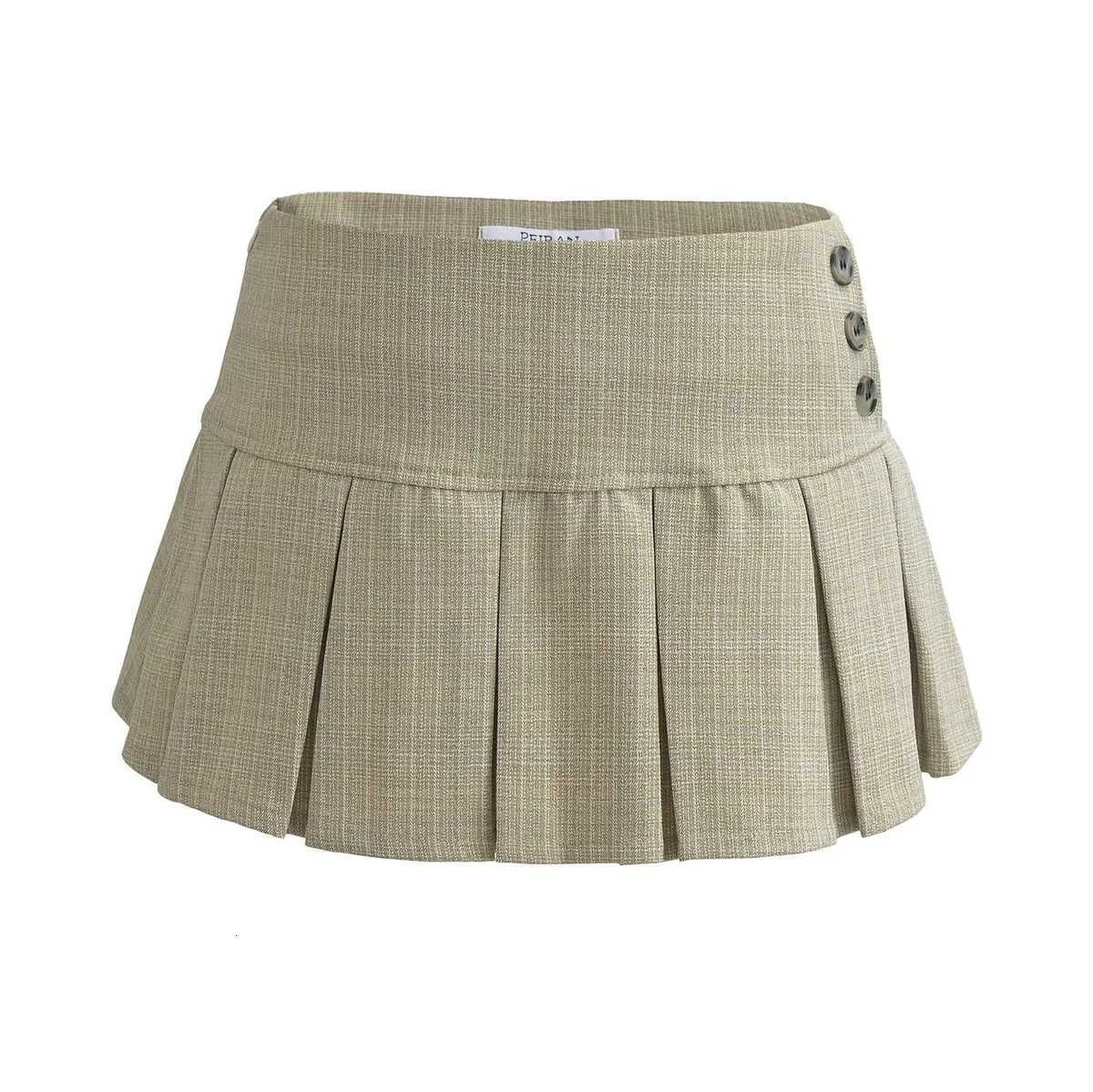 Black mini skirts woman Skirts vintage clothes elegant skirts y2k clothes korean fashion skirts pleated preppy style skirt with shorts W261017