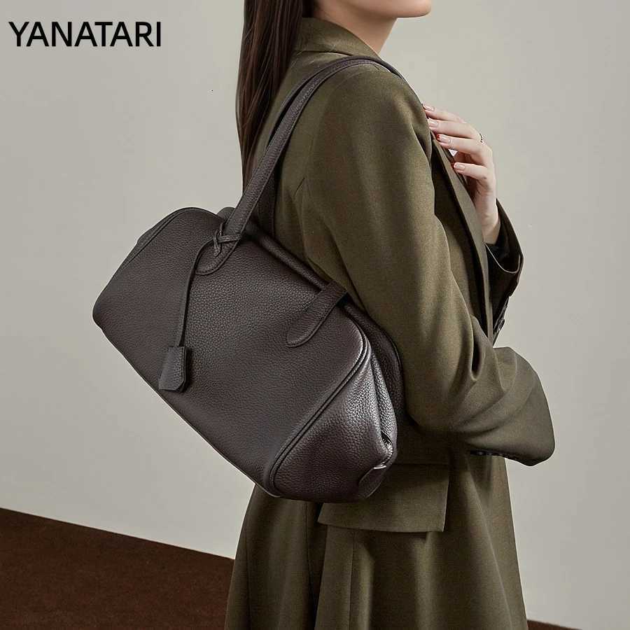 Evening Bags YANATATI Handbags Female Underarm Bag Shoulder Bag Women Bags New Fashion 2026 Genuine Cowhide Leather H261016