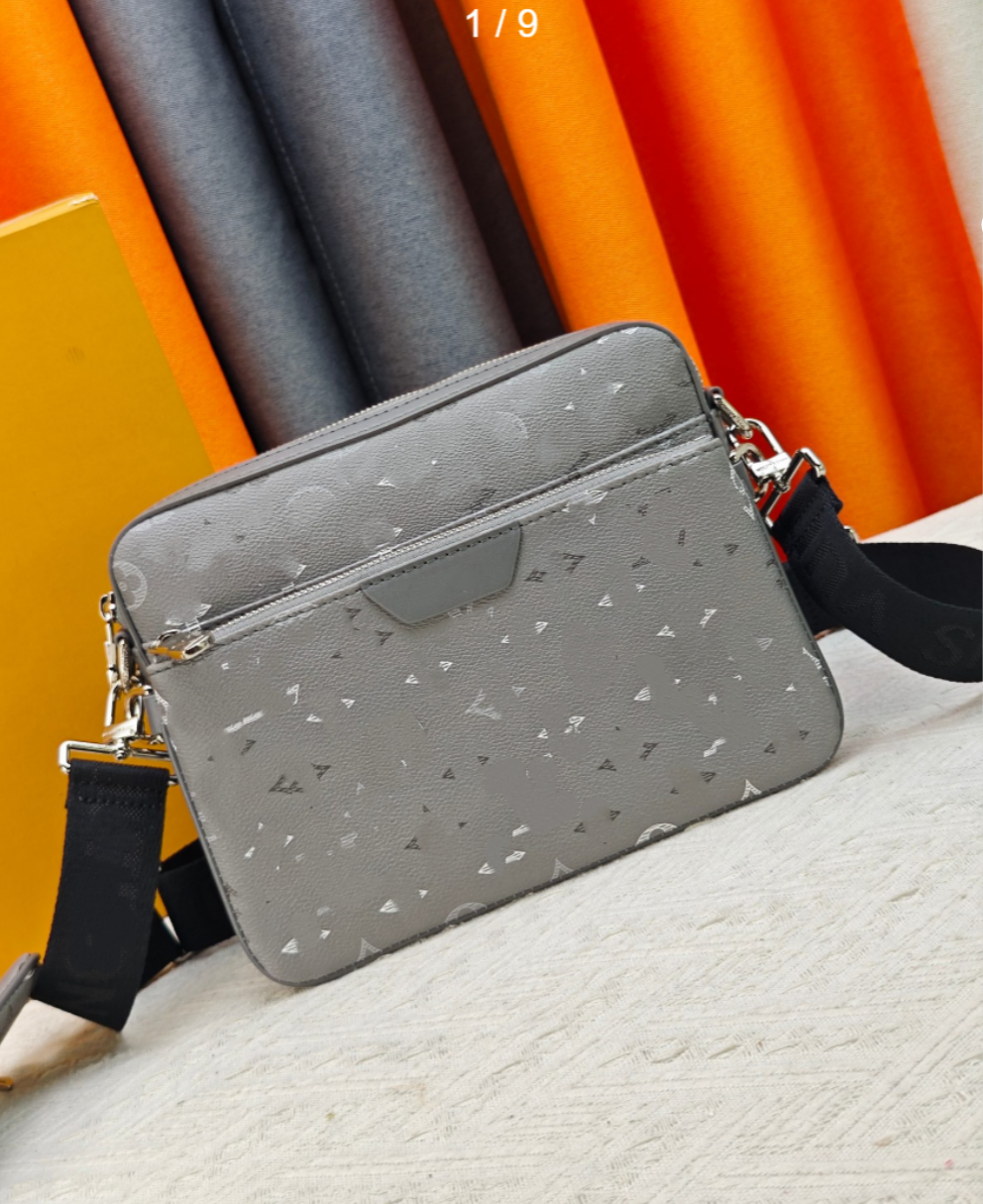 M45320 Top Quality Designer bag men Women 3pcs Trio Shadow Shoulder Bags Genuine Leather Messenger Purse Crossbody Bags Shopping Bag Handbags Wallet