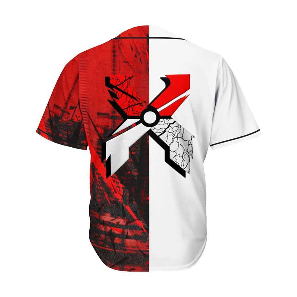 Baseball Merch Men's et T-Shirts Shirts V-NeCK Short Sleeve Button-Down Tee Women Men Streetwear TopsW261017