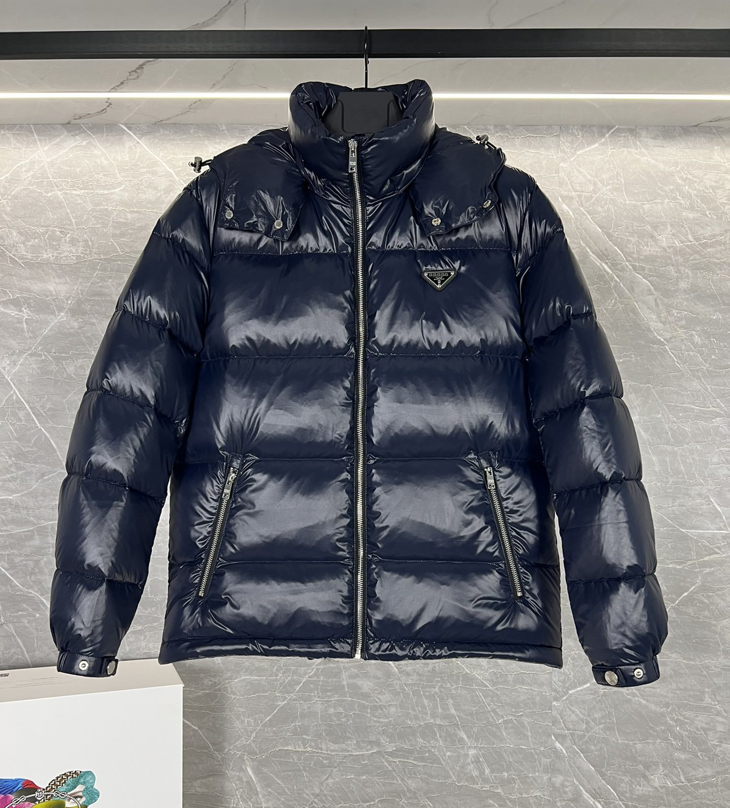 DUYOU Mens Puffer Jacket Down Jacket Unisex Puffer Coat Designer Jackets Warm Parka White duck down filling Winter Thick Fluffy Outerwear with Hood