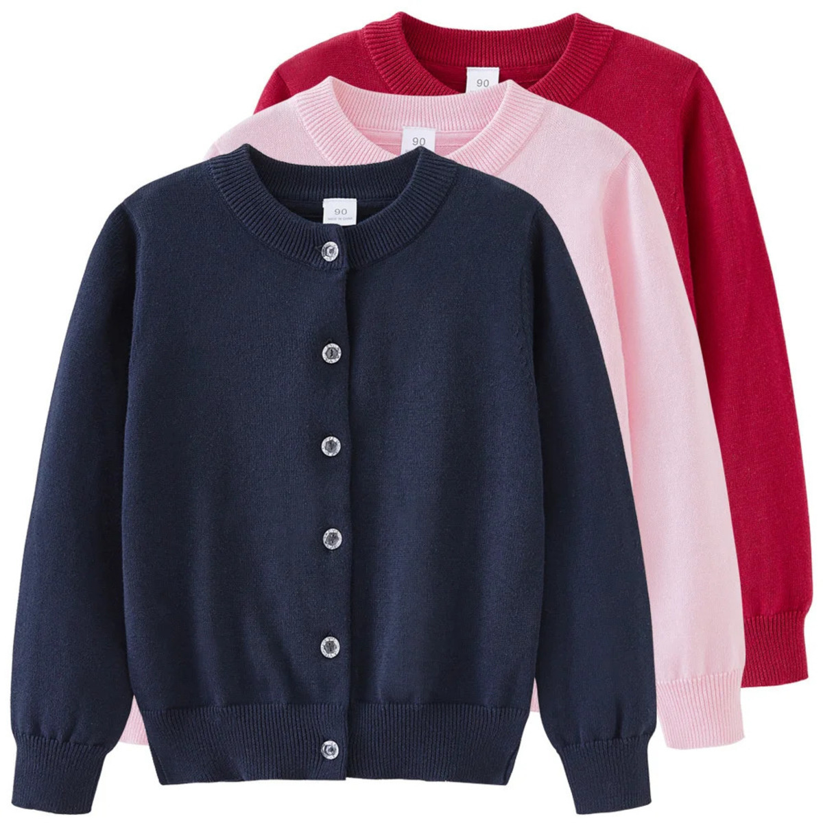 New M2 2026 Perfume New Girl Long Sleeve Teenager School Knitted Halloween Girls Cardigan Toddler Cologne Kids Sweater Jacket 6 8 10 13 Years Design